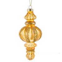 Елочная игрушка (стекло), D6хН14см