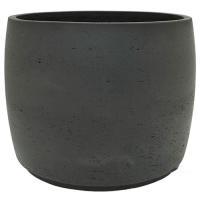 Кашпо Rough Mini Valerie S Black Washed, D22xH17см