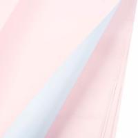 Набор двухцветной матовой пленки "Цветная Зебра" 75mic, 58х58 см (20шт)