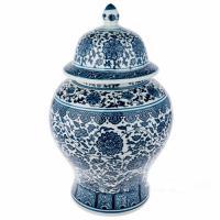 Ваза "Шинуазри Blue"(керамика), D25,5xH47 см