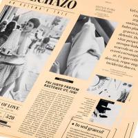 Набор матовой пленки "Fashion News", 50х57 см, 65mic (15шт)