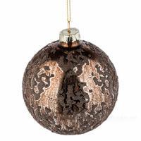 Елочна игрушка "Шар" (стекло), D10см