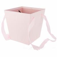 Коробка-кашпо "Трапеция" с ручкой, 17x17xH18 см