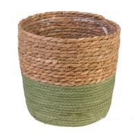 Кашпо плетеное (джут), D23xH23см