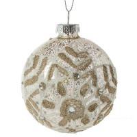 Елочная игрушка "Шар" (стекло), D8см