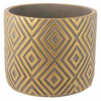 Кашпо (бетон), D15xH12,5 см