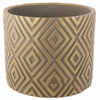 Кашпо (бетон), D21xH17,5 см