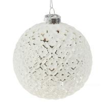 Елочная игрушка "Шар" (стекло), D10см
