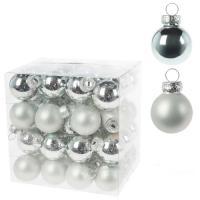 Набор шаров (стекло),2-2,5 см, 48 шт.