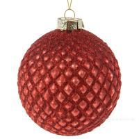 Елочная игрушка "Шар" (стекло), D10см