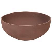 Чаша файберстоун Nobilis Marco "Brown Round", D30хH13 см