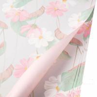 Набор дизайнерской бумаги "Цветы" 80гр/м2, 53x53 см (10шт)