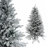 Ель искусственная заснеженная "Орловская", H220 см (ПВХ+ПЭ, подставка металл)