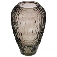 Ваза с декоративной текстурой "Линда" (стекло), D18,5xH28 см