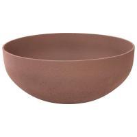 Чаша файберстоун Nobilis Marco "Brown Round", D43хH18 см