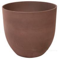 Кашпо файберстоун Nobilis Marco "Brown Jare", D29хH27 см