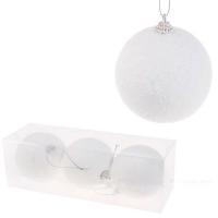 Набор елочных игрушек "Шар" (пена), D8см, 3шт.