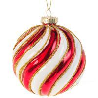 Елочная игрушка "Шар" (стекло), D10см
