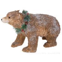 Фигура "Медведь" (иск. мех), 48х20хН32 см