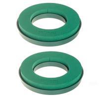 Набор пеноформ Кольцо, на пластиковой основе, D25хH5 см (2шт), Oasis Naylor Base