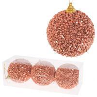 Набор елочных игрушек "Шар" (пена), D8см, 3шт.