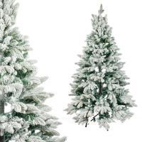 Ель искусственная заснеженная "Ленинградская", H180 см (ПЭ+ПВХ, подставка металл)