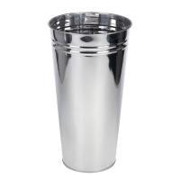 Вазон их нержавейки без ручек "Classic", 9 л, D 21.2 х H 39 см