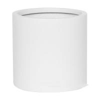 Кашпо Fiberstone Matt white puk