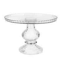 Блюдо стеклянное на ножке "Патиссэри", D 28 см