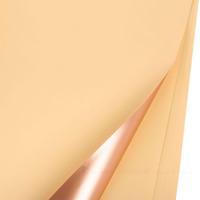 Набор двусторонней матовой пленки (цветная/розовое золото), 58х58 см, 63 mic (20шт)