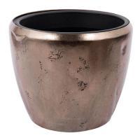 Кашпо полистоун Nobilis Marco "Pa-silverbrown Round", D49хH42 см с тех.горшком