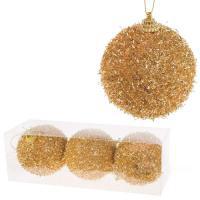 Набор елочных игрушек "Шар" (пена), D8см, 3шт.