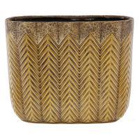 Кашпо Indoor Pottery Planter Cecil Ochre (per 3 pcs.), 29х14хH24см