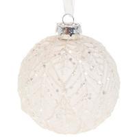 Елочная игрушка "Шар" (стекло), D10см