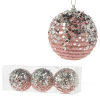 Набор елочных игрушек "Шар" (пена), D8см, 3шт.