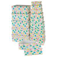 Набор коробок подарочных "Принт", 53x42xH23 см, 22,8x15xH9 см (15шт)