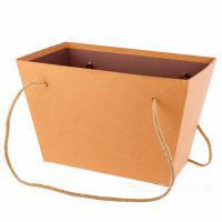 Коробка-кашпо "Трапеция" с ручкой, 27,5x17xH18 см