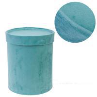 Коробка подарочная (бархат), D17xH20 см