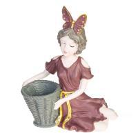 Статуэтка-подставка "Девушка" (полирезин), 23x15xH34 см