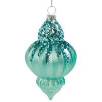 Елочная игрушка (стекло), D8хН14см