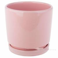 Горшок с поддоном (керамика), D11xH14 см