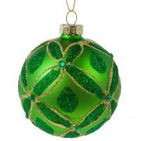 Елочная игрушка "Шар" (стекло), D8см
