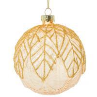 Елочная игрушка "Шар" (стекло), D10см