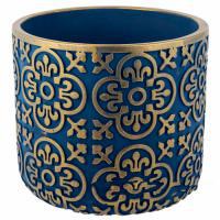 Кашпо "Узор" (керамика), D15xH13,5 см