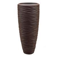 Кашпо Polystone Seaside Partner Brown (with liner), D37хH90см