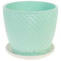 Горшок "Грань" (бетон), D17,5 см