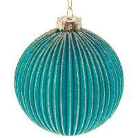 Елочная игрушка "Шар" (стекло), D10см