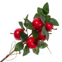 Ветка ягодная искусственная (пластик), 63см