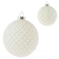 Елочная игрушка "Шар" (стекло), D10см, в асс.