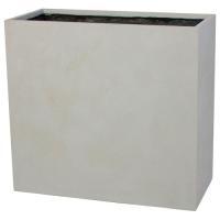 Кашпо полистоун "Pmc-gray Rectangle", 71,5х25,5хH65 см